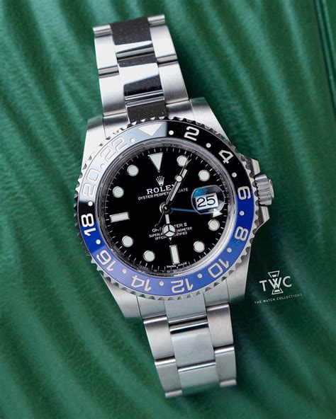 new rolex gmt master batman|Rolex Batman original price.